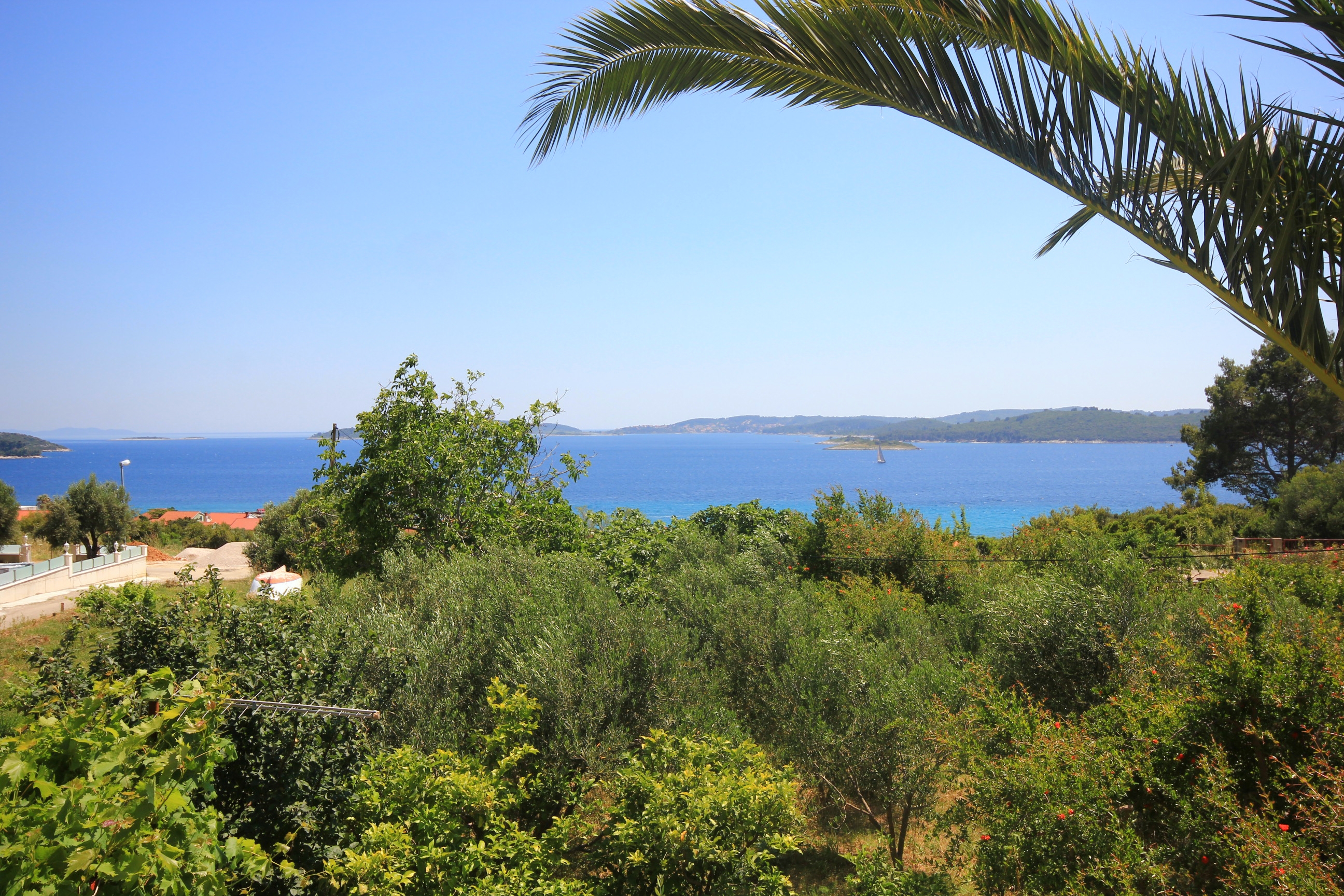 One bedroom apartment with terrace and sea view Orebić, Pelješac  A-a