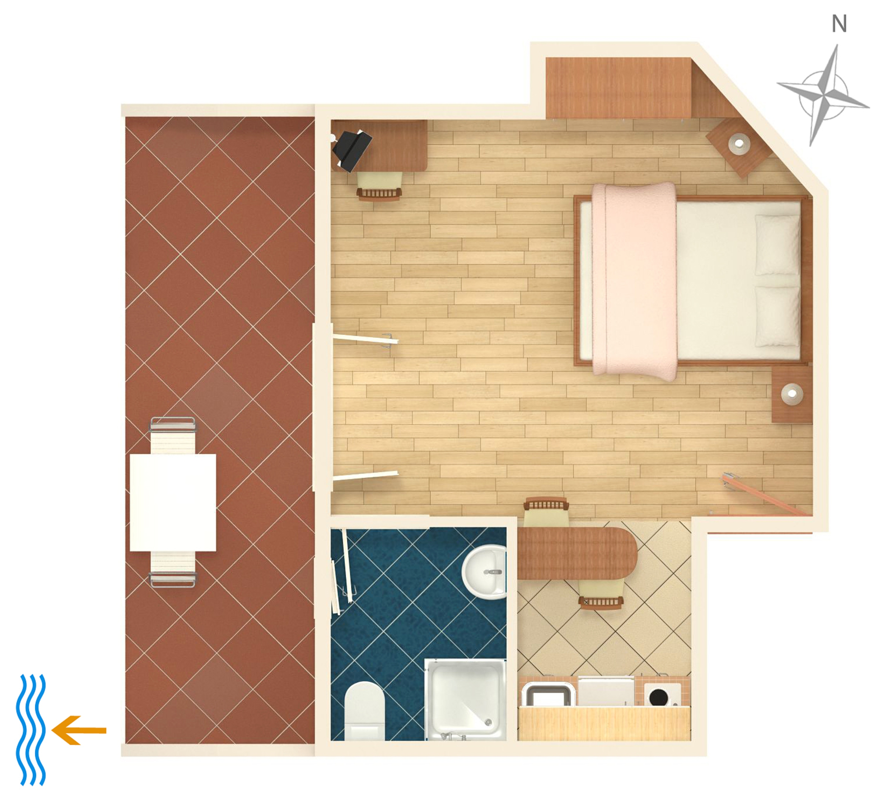 Studio flat near beach Hvar  AS-a