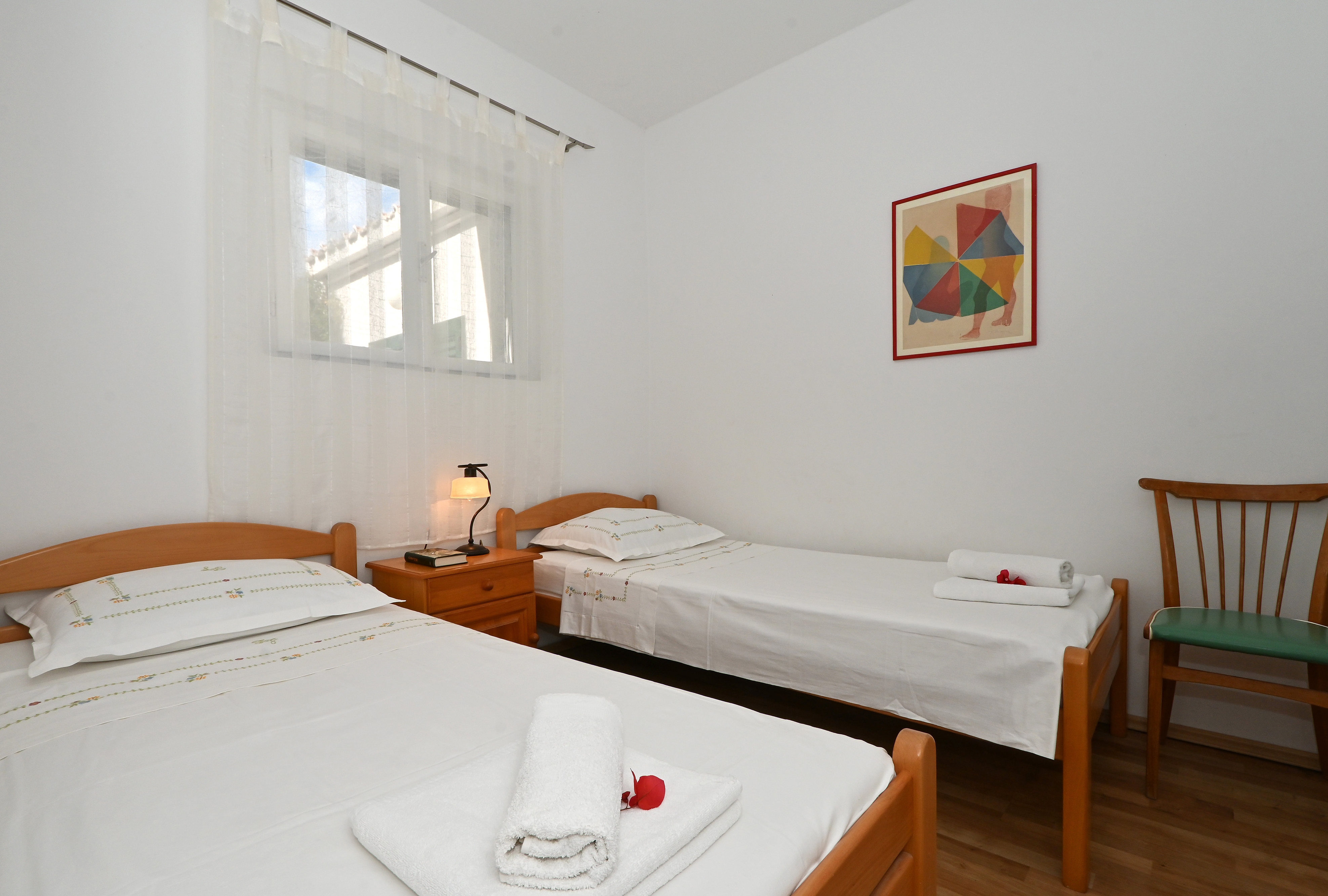 Two bedroom apartment with terrace Seget Vranjica, Trogir  A-a