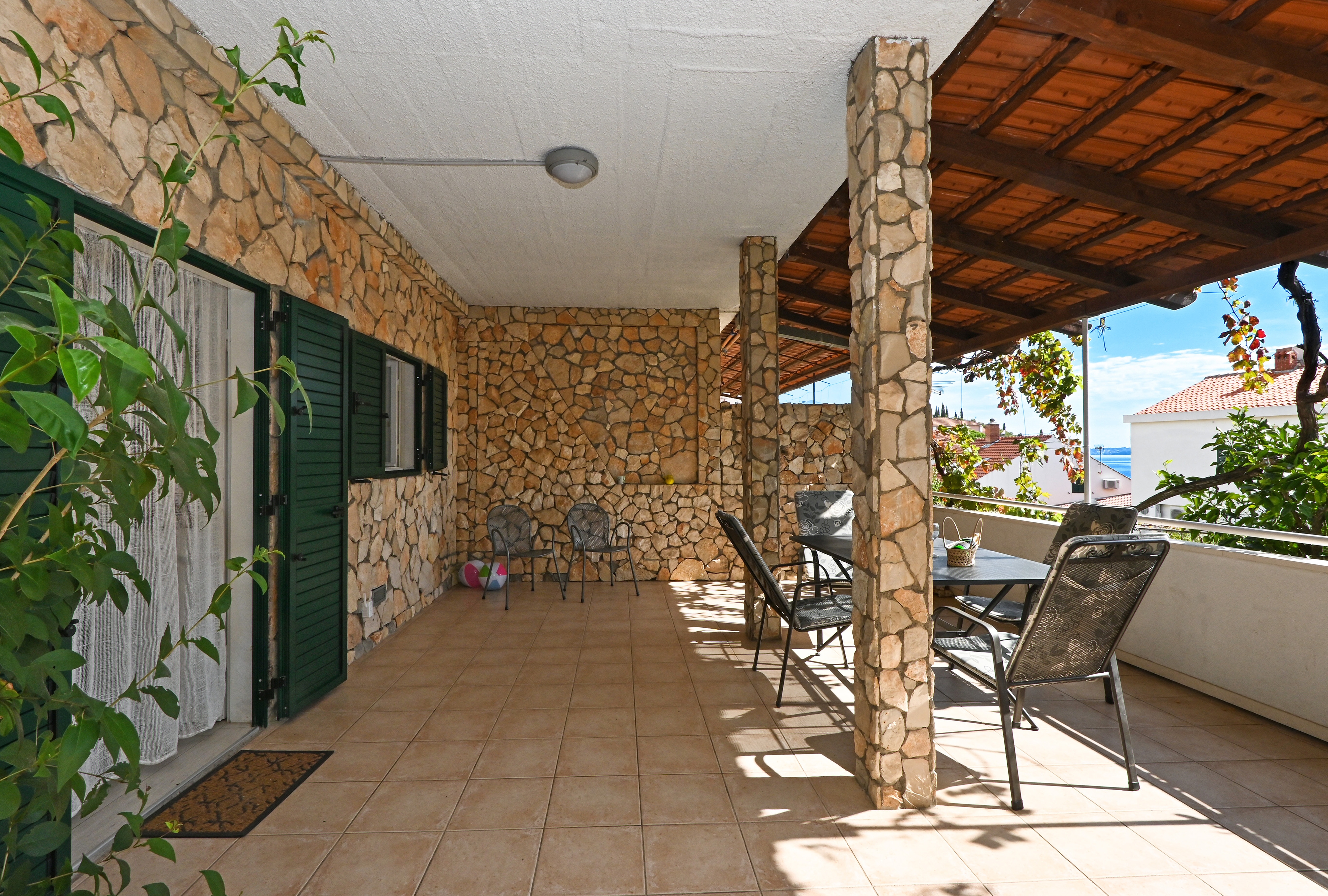 Two bedroom apartment with terrace Seget Vranjica, Trogir  A-a