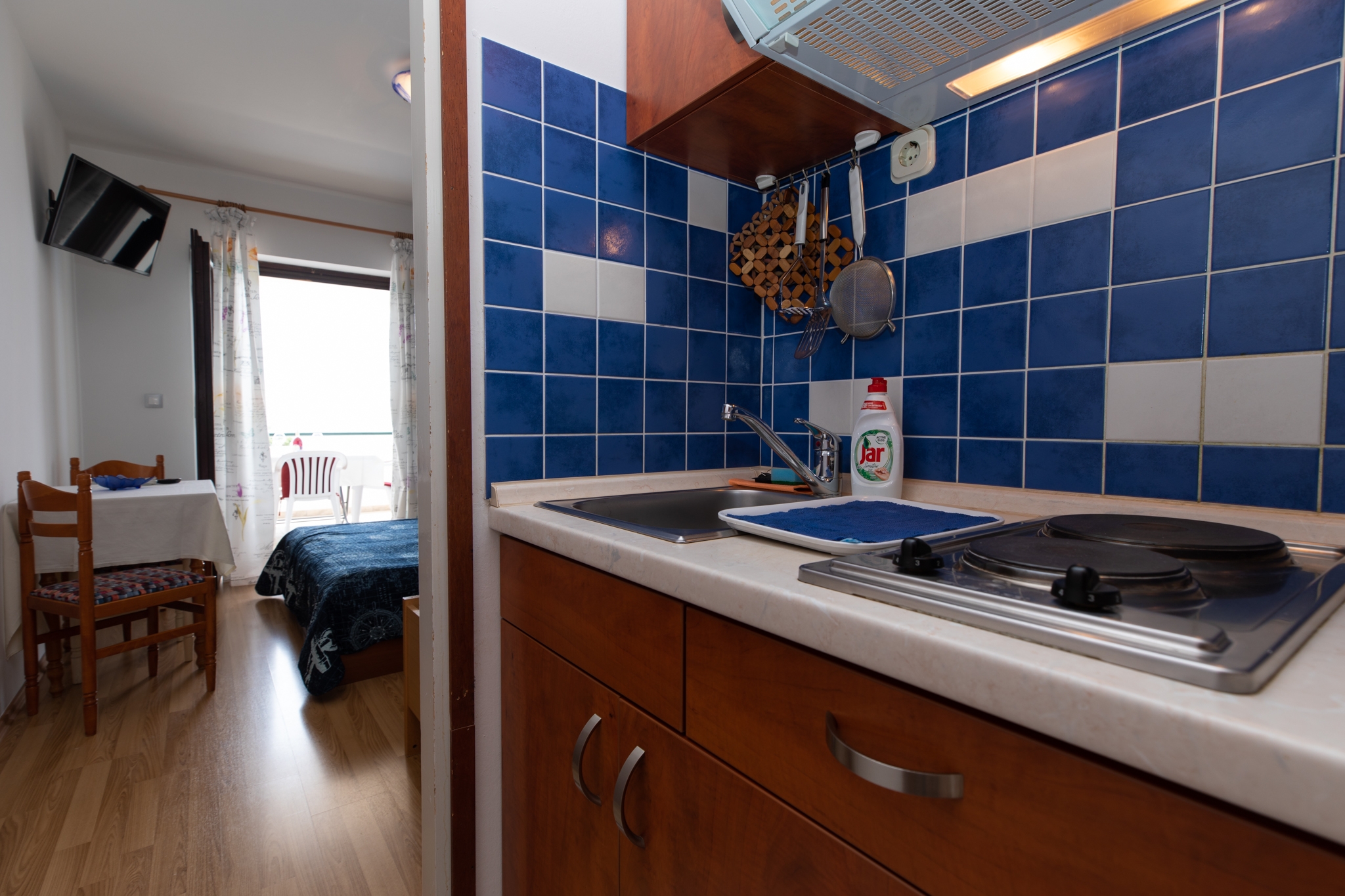 Studio flat with terrace and sea view Medići, Omiš  AS-a