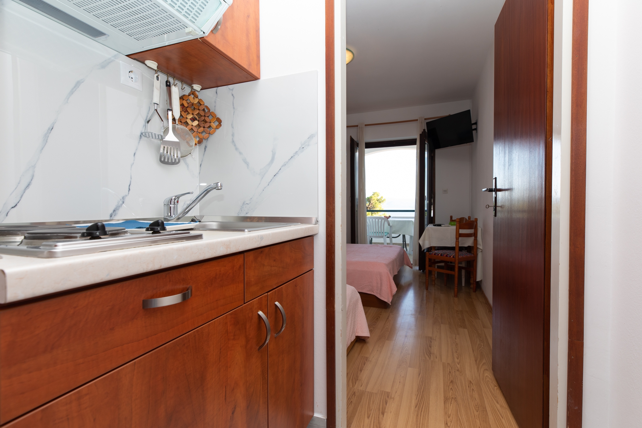 Studio flat with terrace and sea view Medići, Omiš  AS-b