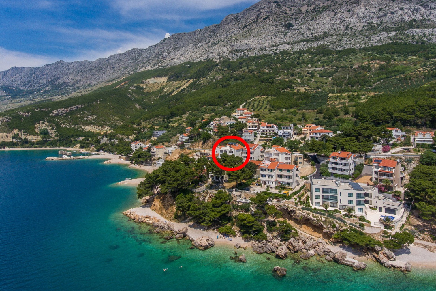 Studio apartman s terasom i pogledom na more Medići, Omiš  AS-e