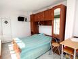 Спальня Stanići, Спальня в размещении типа studio-apartment, Домашние животные допускаются и WiFi.