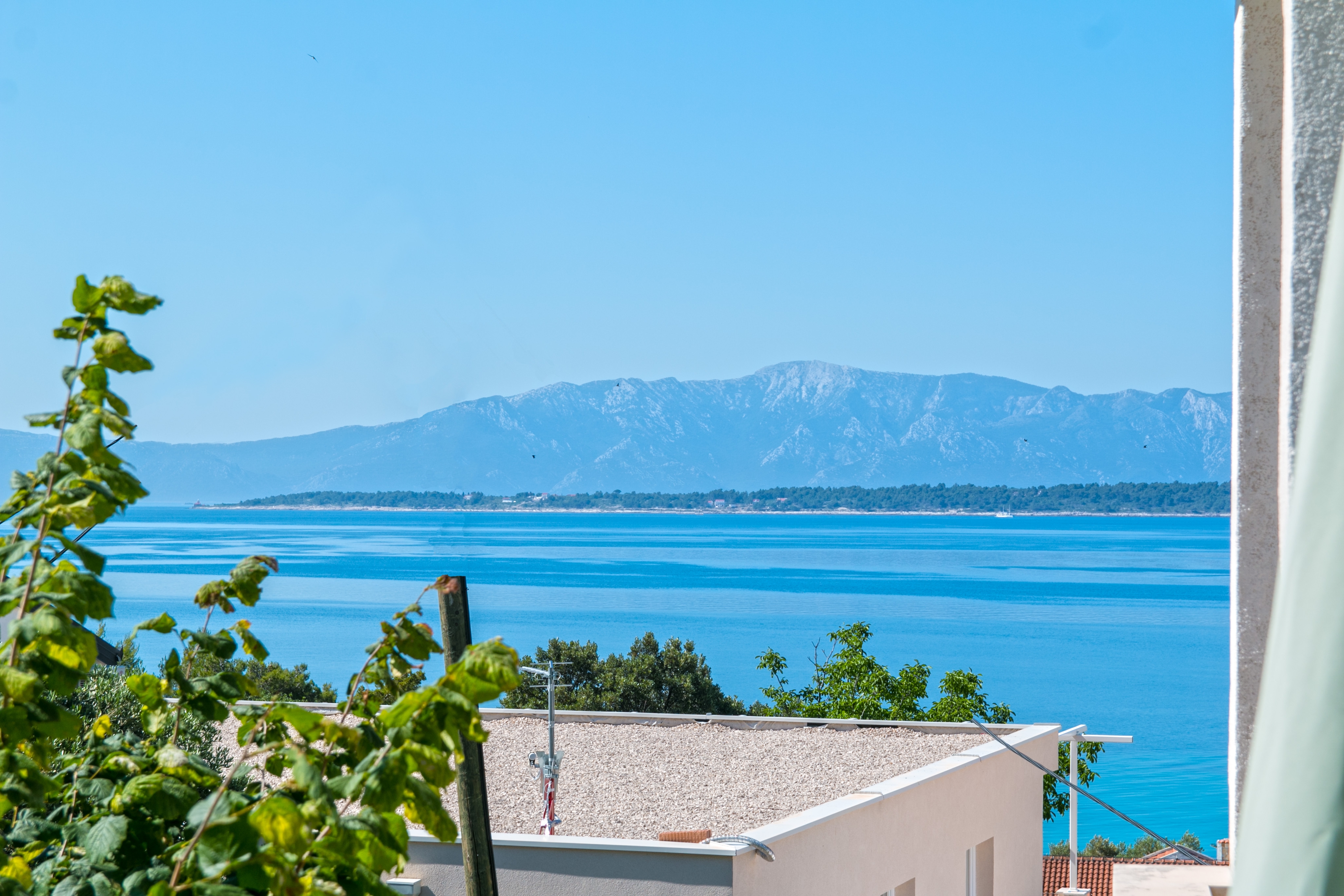 One bedroom apartment with terrace and sea view Živogošće - Blato, Makarska  A-c