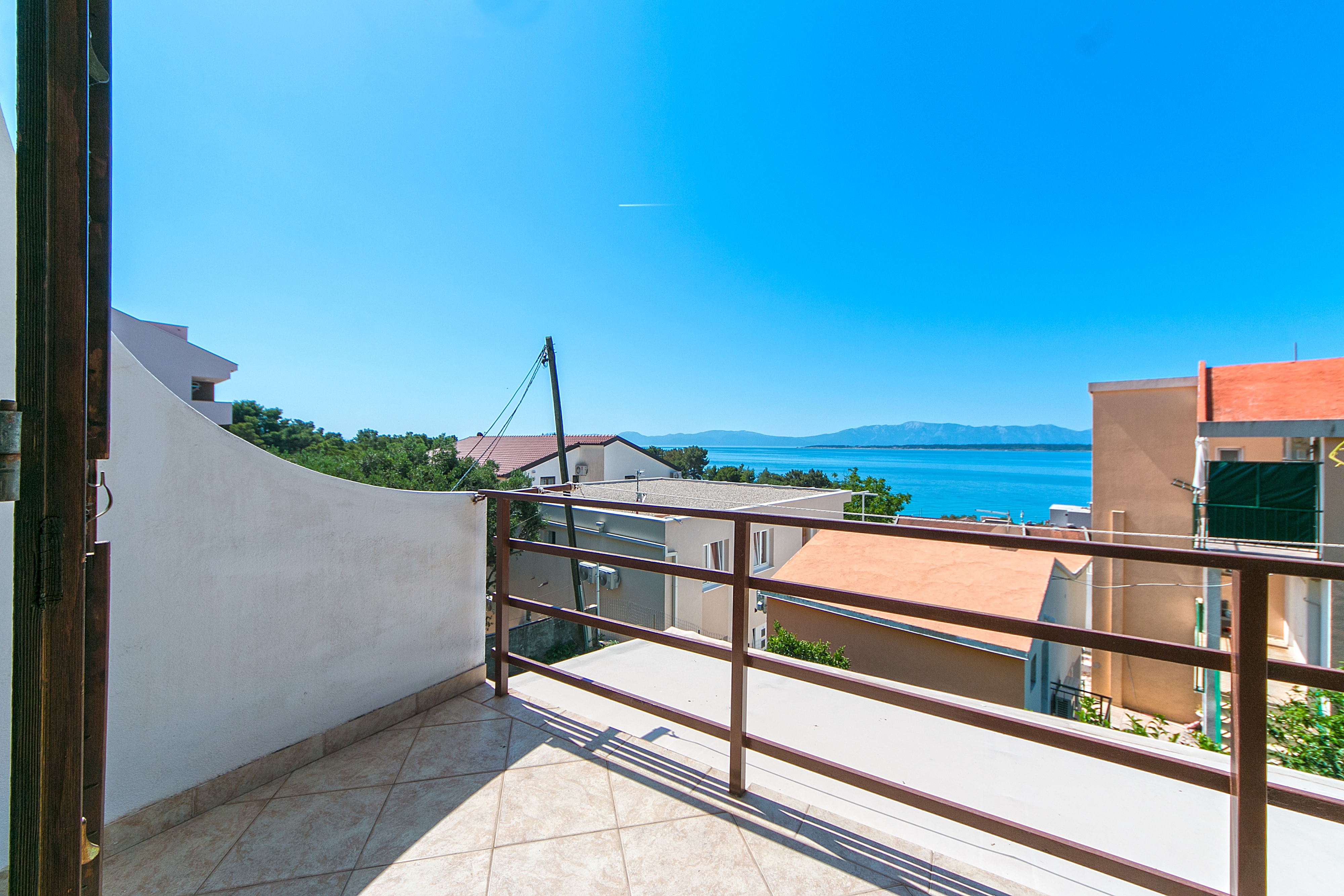 Two bedroom apartment with terrace and sea view Živogošće - Blato, Makarska  A-d