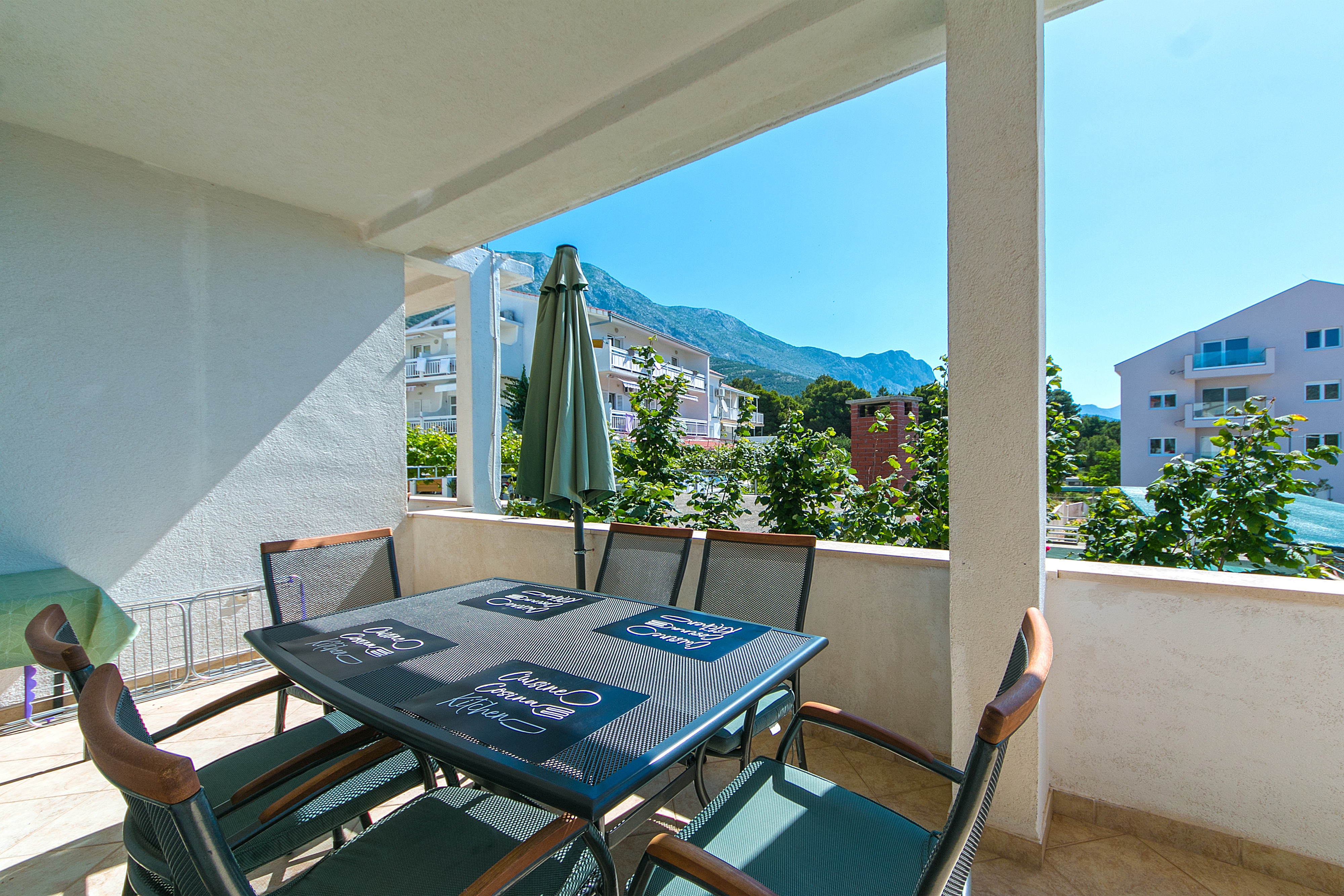 Two bedroom apartment with terrace and sea view Živogošće - Blato, Makarska  A-d