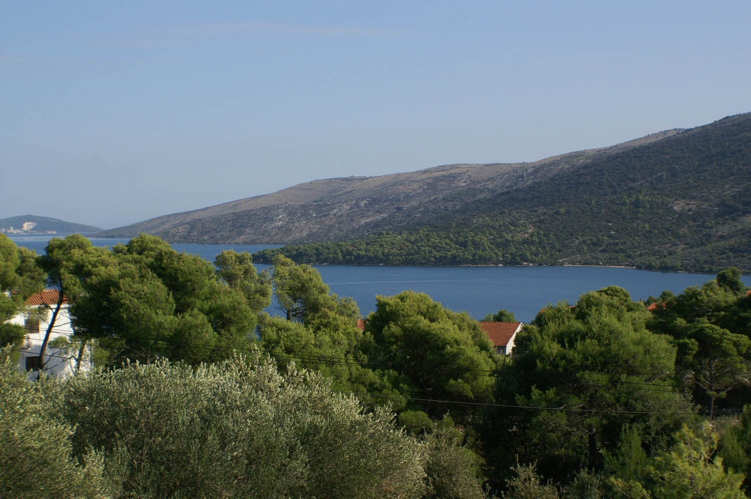 One bedroom apartment with terrace and sea view Marina, Trogir  A-a