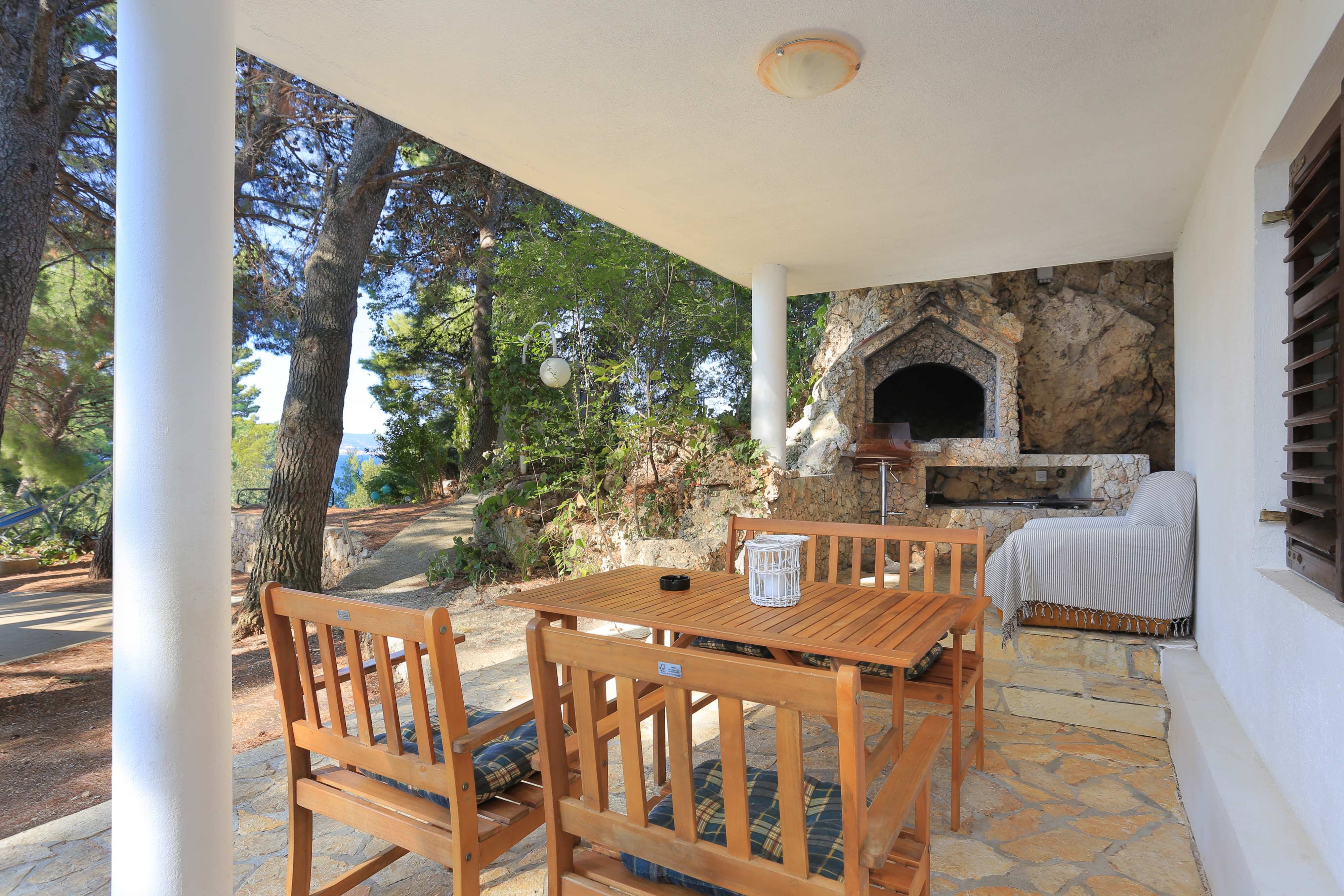 Studio flat with terrace Balića Rat, Omiš (AS-1065-a)