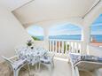 Terrace Pisak, Terrace in the apartment, with a sea view and WiFi.