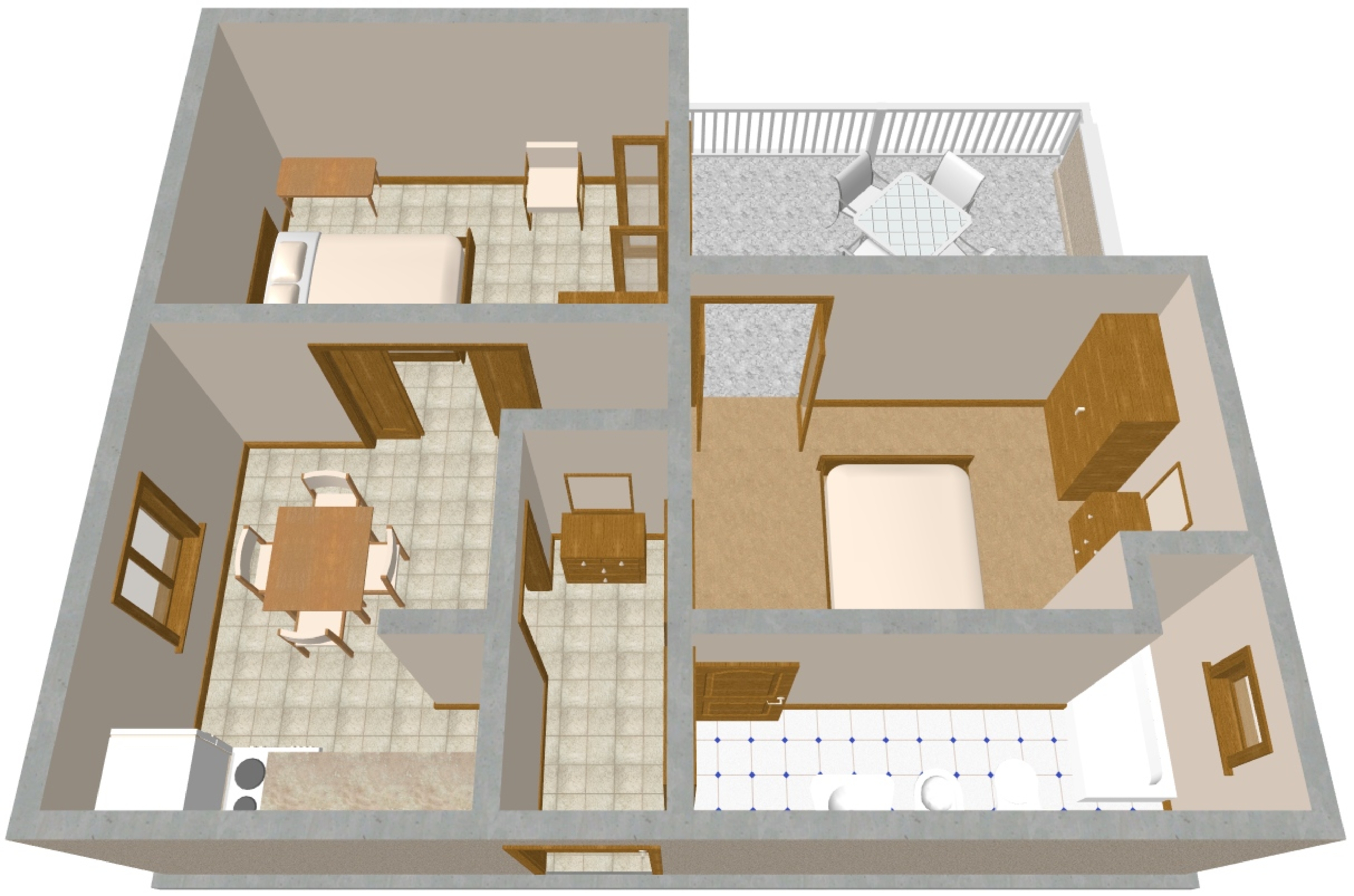 Two bedroom apartment near beach Pisak, Omiš  A-d