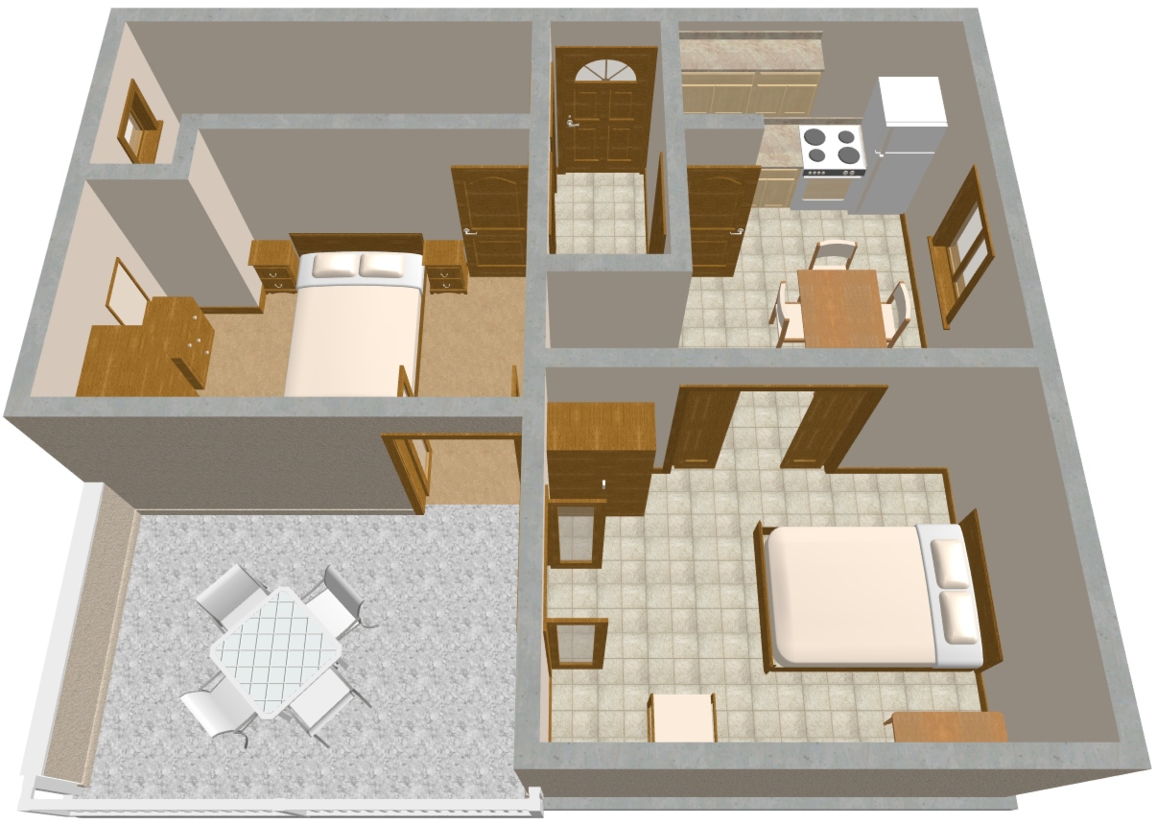 Two bedroom apartment near beach Pisak, Omiš  A-d