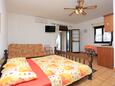 Obývací pokoj Okrug Gornji, Obývací pokoj v ubytování typu apartment, s klimatizací a domácí mazlíčci povoleni.