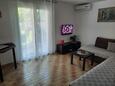 Bušinci, Living room in the apartment, air condition available, (pet friendly) and WiFi.