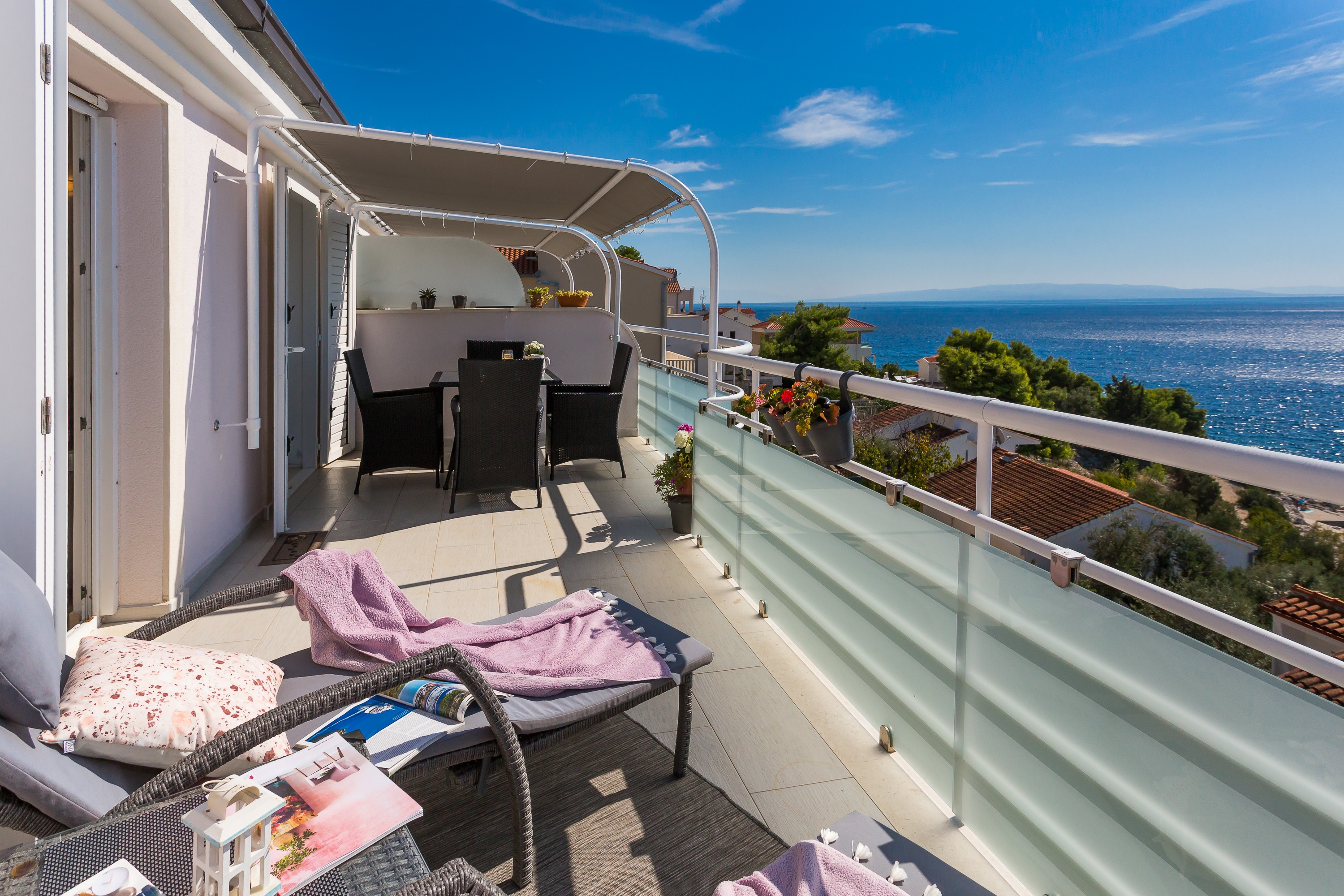 Two bedroom apartment with terrace and sea view Rastići, Čiovo  A-b