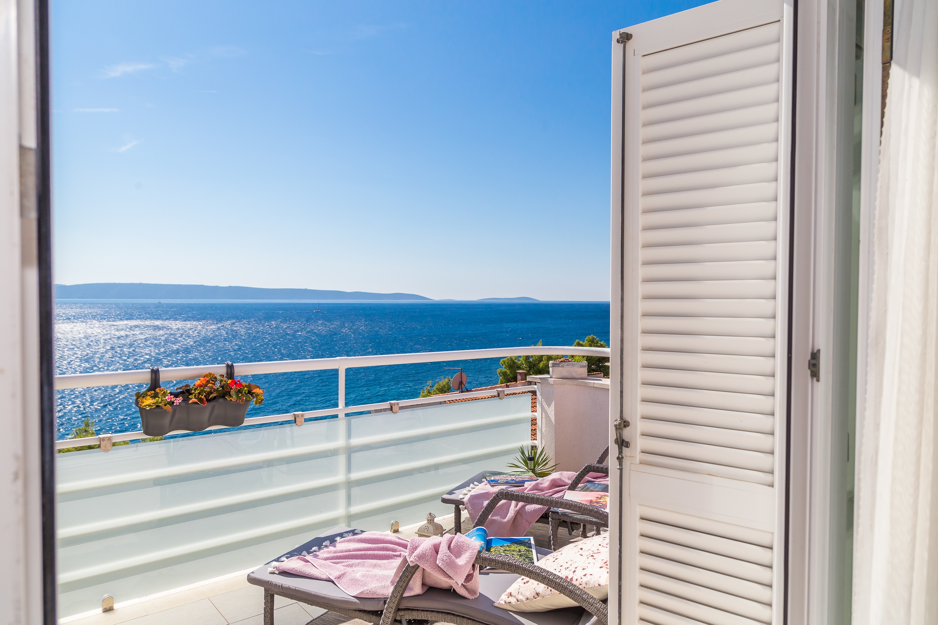 Two bedroom apartment with terrace and sea view Rastići, Čiovo  A-b