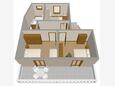 Rogoznica, Plan in the apartment, (pet friendly) and WiFi.