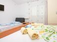 Rogoznica, Bedroom in the apartment, (pet friendly) and WiFi.
