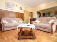 Living room Rogoznica, Living room in the apartment, air condition available and WiFi.