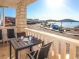 Rogoznica, Terraza in the apartment, with a sea view y WiFi.