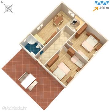 Plan Marina, Plan in the apartment, WIFI.