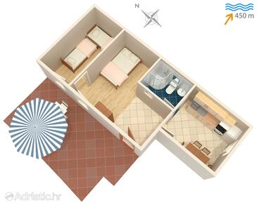 Plan Marina, Plan in the apartment, WIFI.