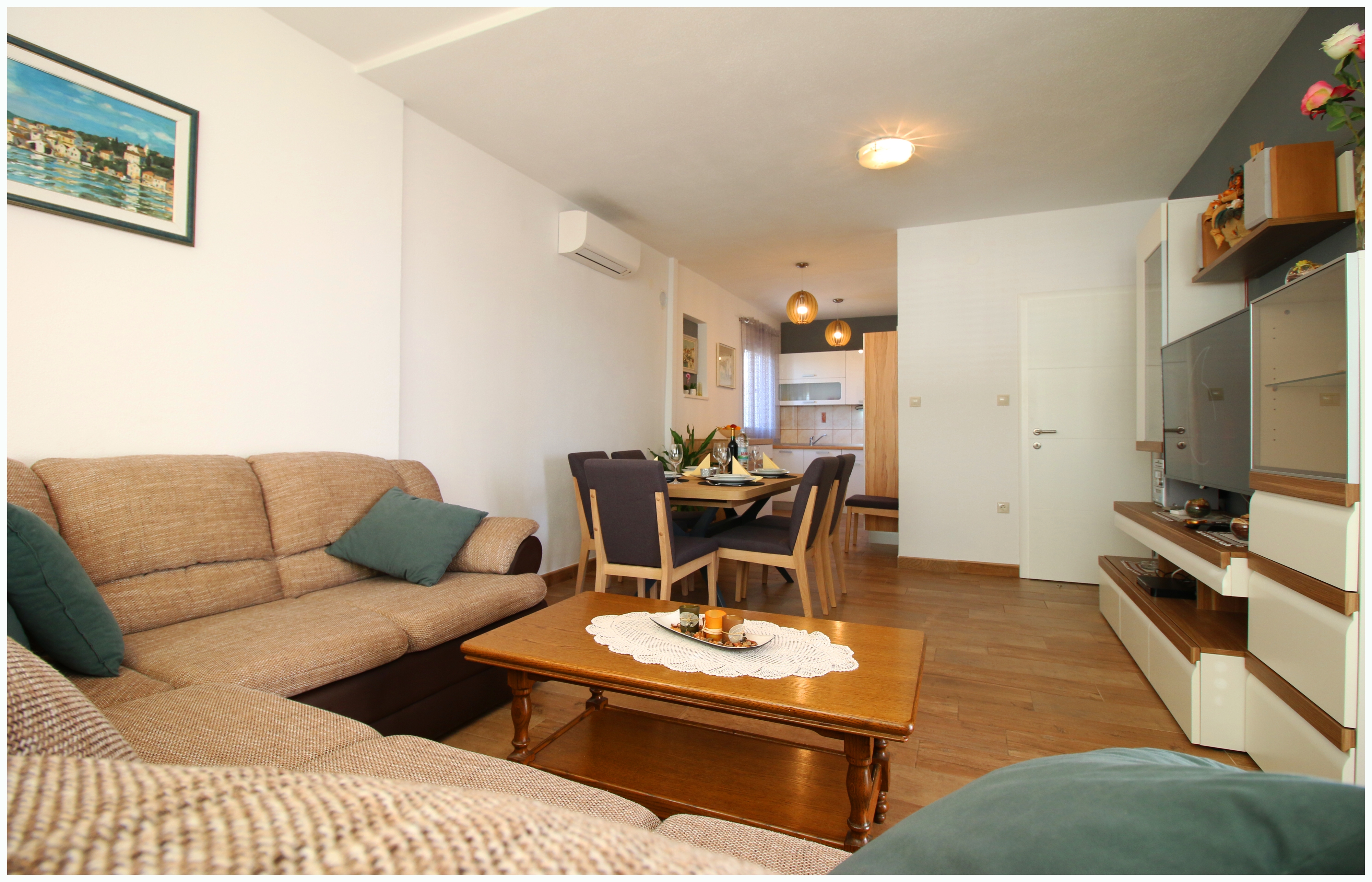 Two bedroom apartment with terrace and sea view Rogoznica (A-1089-a) Two bedroom apartment with terrace and sea view Rogoznica (A-1089-a)