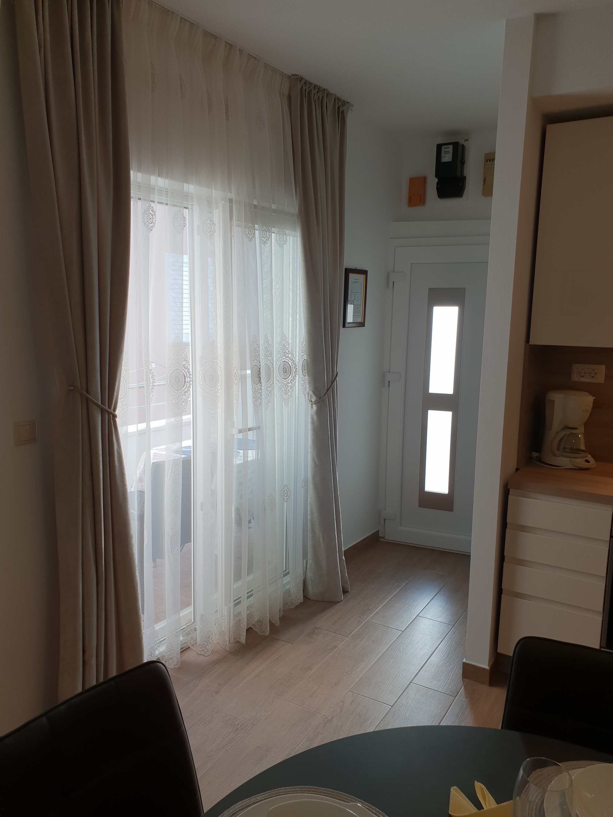 Two bedroom apartment with terrace and sea view Rogoznica  A-b