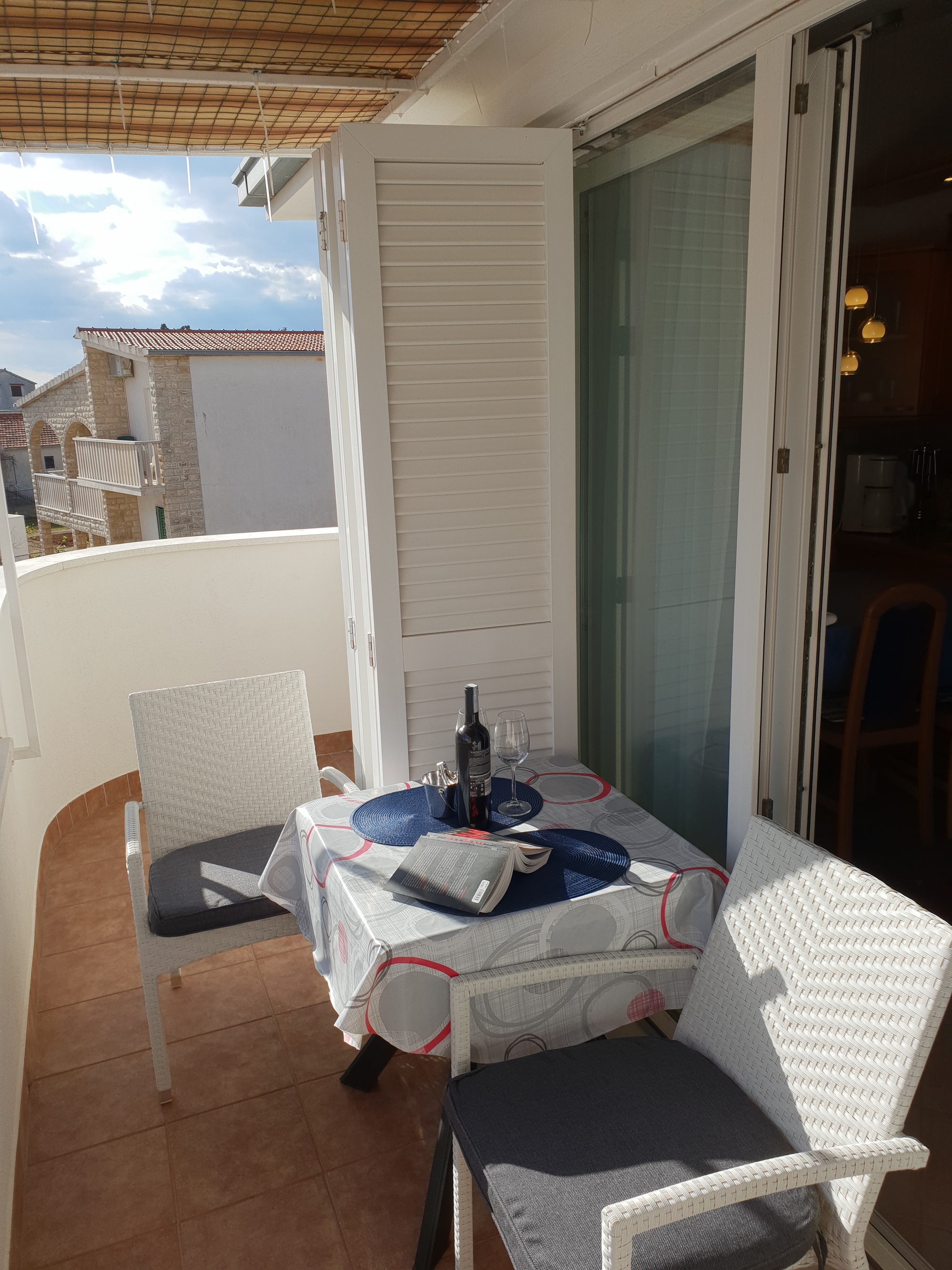 One bedroom apartment with balcony and sea view Rogoznica  A-c