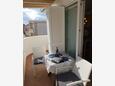 Rogoznica, Balkon v ubytování typu apartment, s výhledem na moře a WiFi.