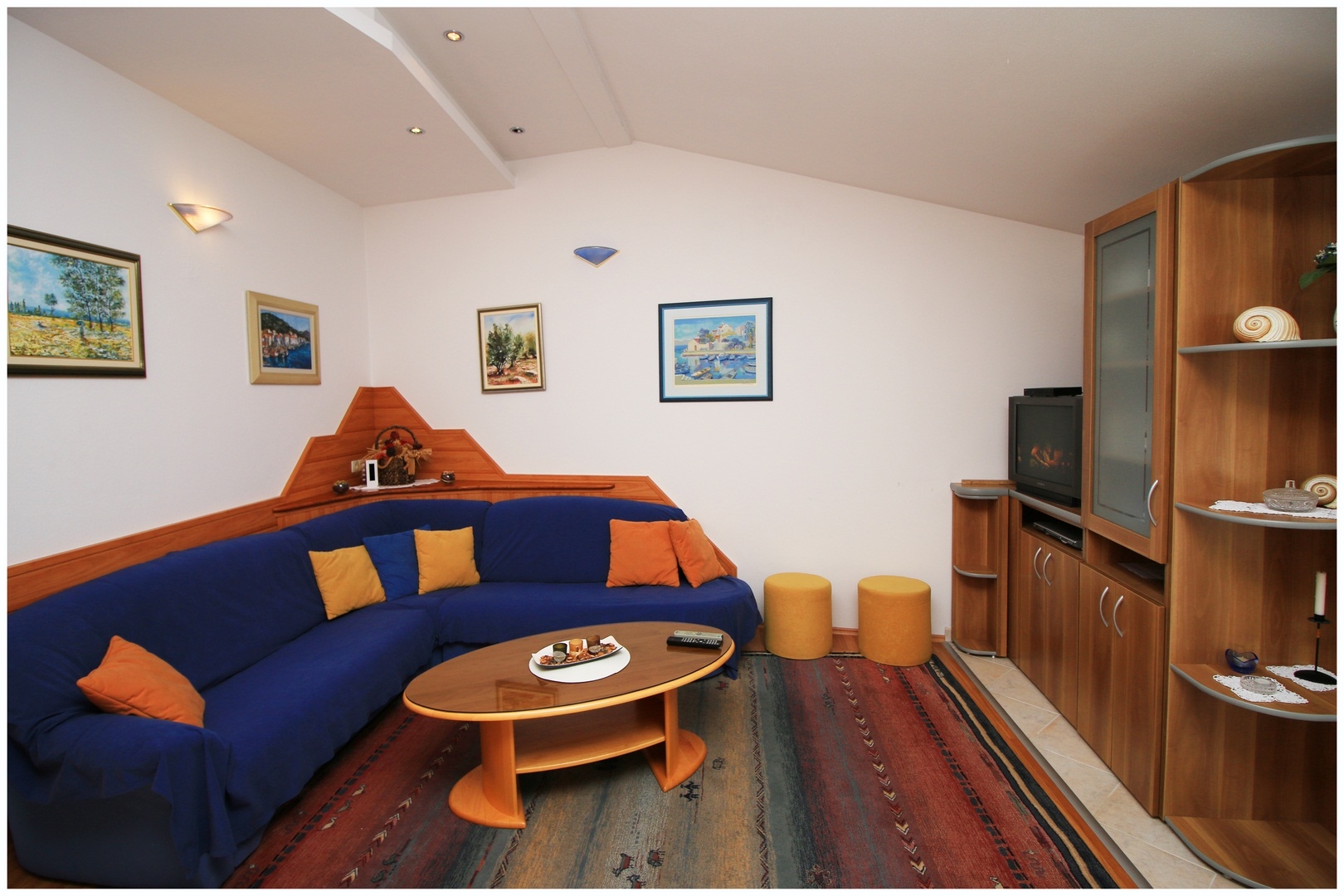 One bedroom apartment with balcony and sea view Rogoznica (A-1089-c)