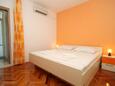 Ložnice Hvar, Ložnice v ubytování typu apartment, dostupna klima i WIFI.