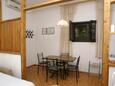 Dining room Slatine, Dining room in the apartment, air condition available, (pet friendly) and WiFi.