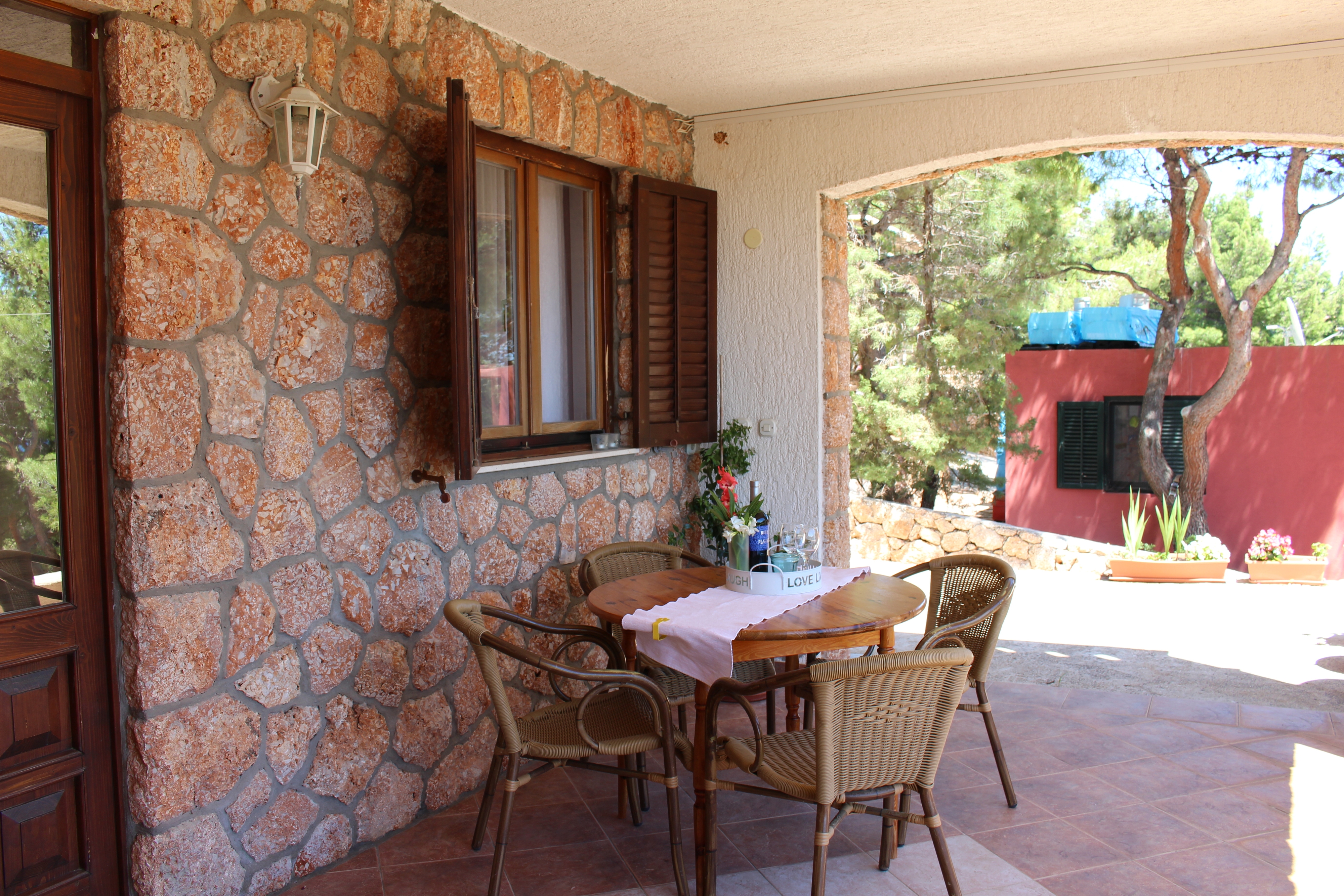Studio flat with terrace and sea view Sveta Nedilja, Hvar  AS-b