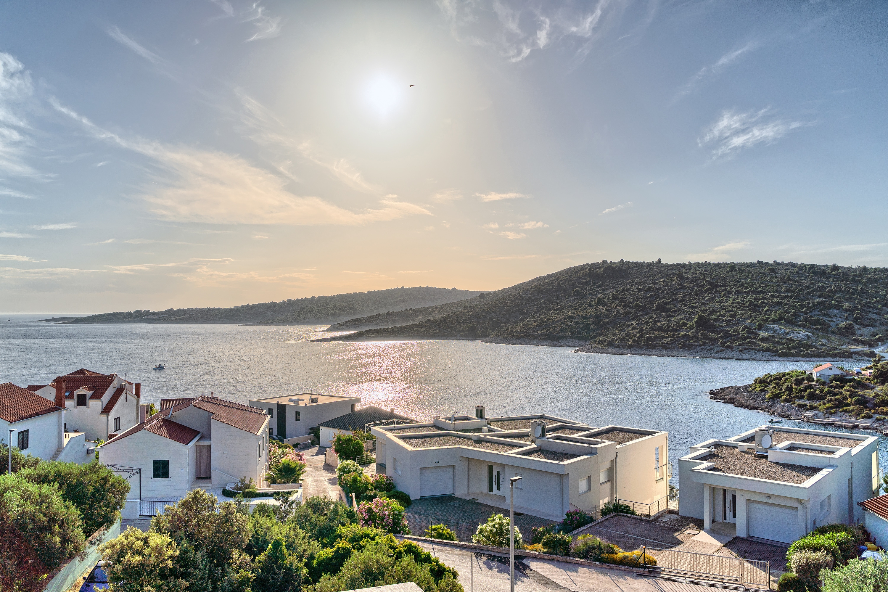 Three bedroom apartment with balcony and sea view Kanica, Rogoznica  A-c