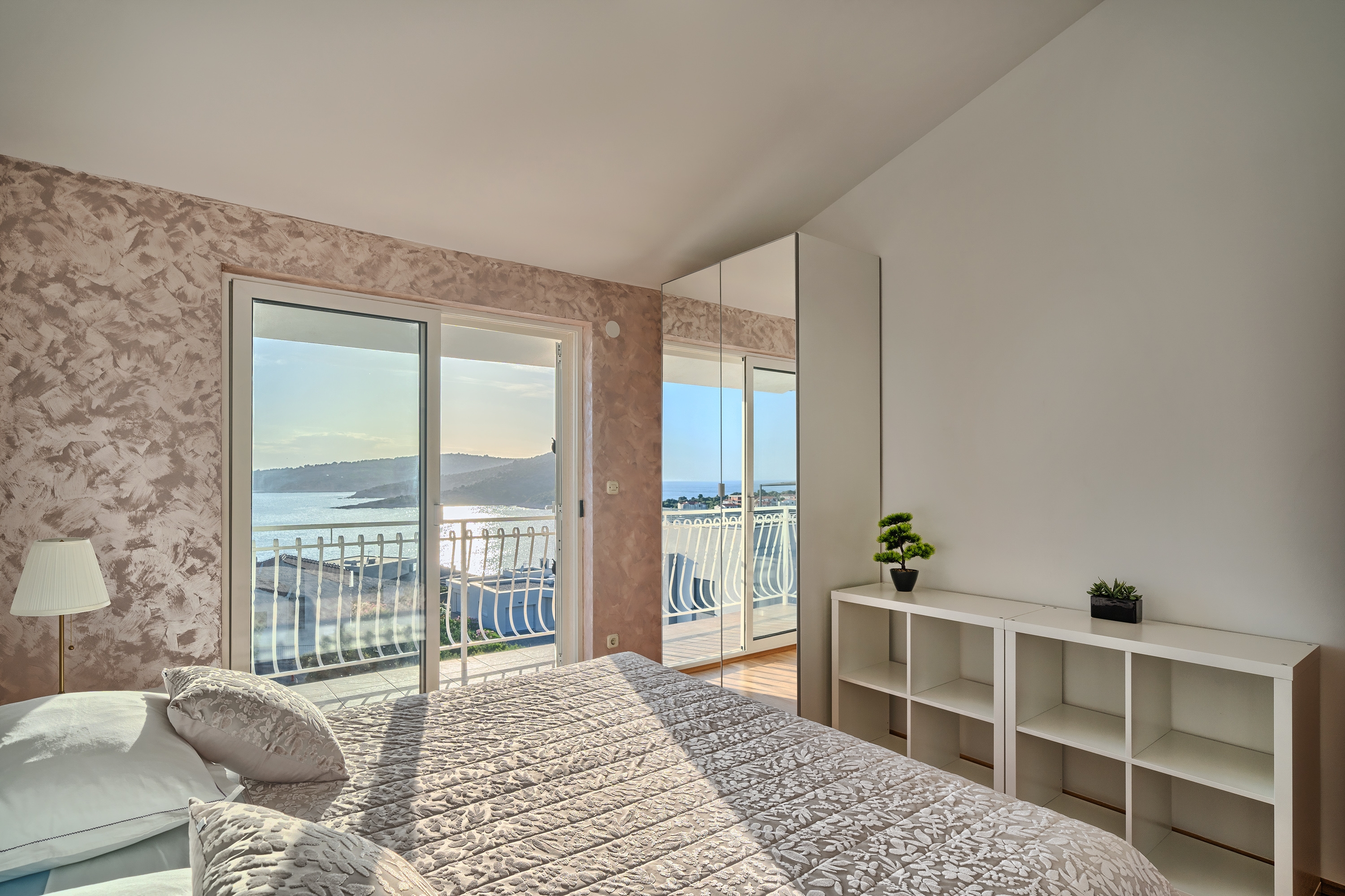 Three bedroom apartment with balcony and sea view Kanica, Rogoznica  A-c