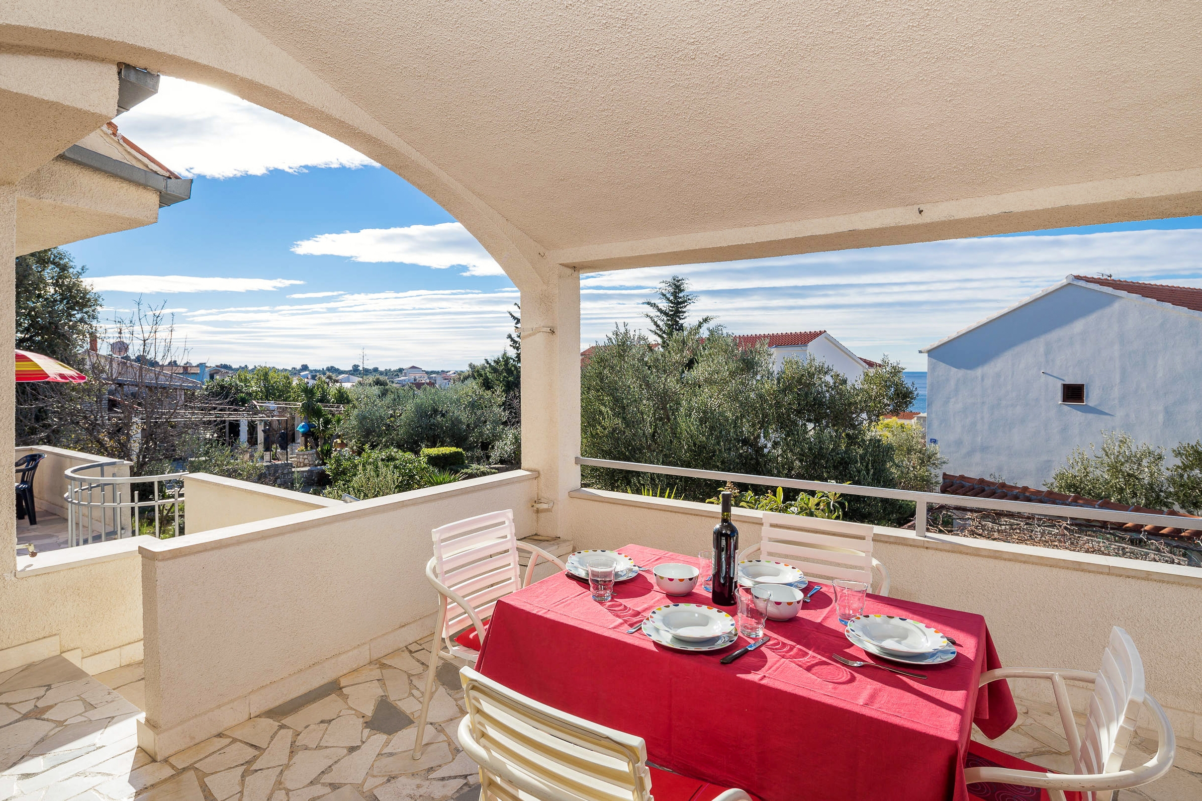 Three bedroom house with terrace and sea view Kanica, Rogoznica  K