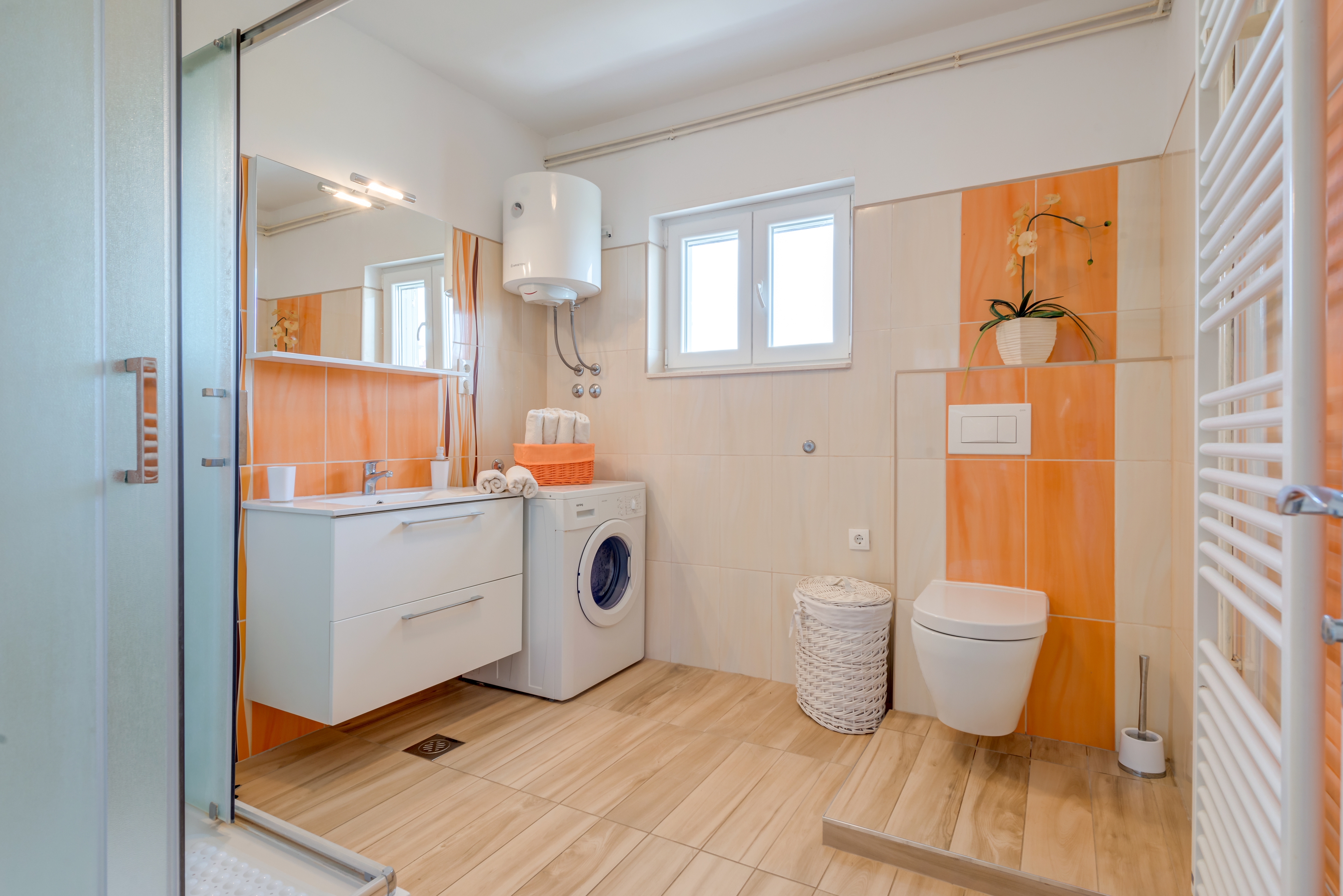 Two bedroom apartment with terrace and sea view Slatine, Čiovo  A-a