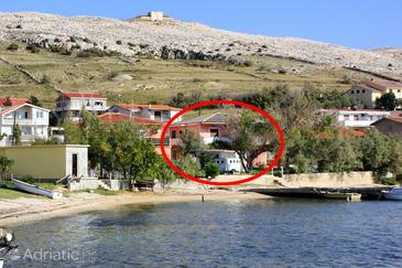 Property Dinjiška, Pag, Property 11061 - Apartments near sea with pebble beach.