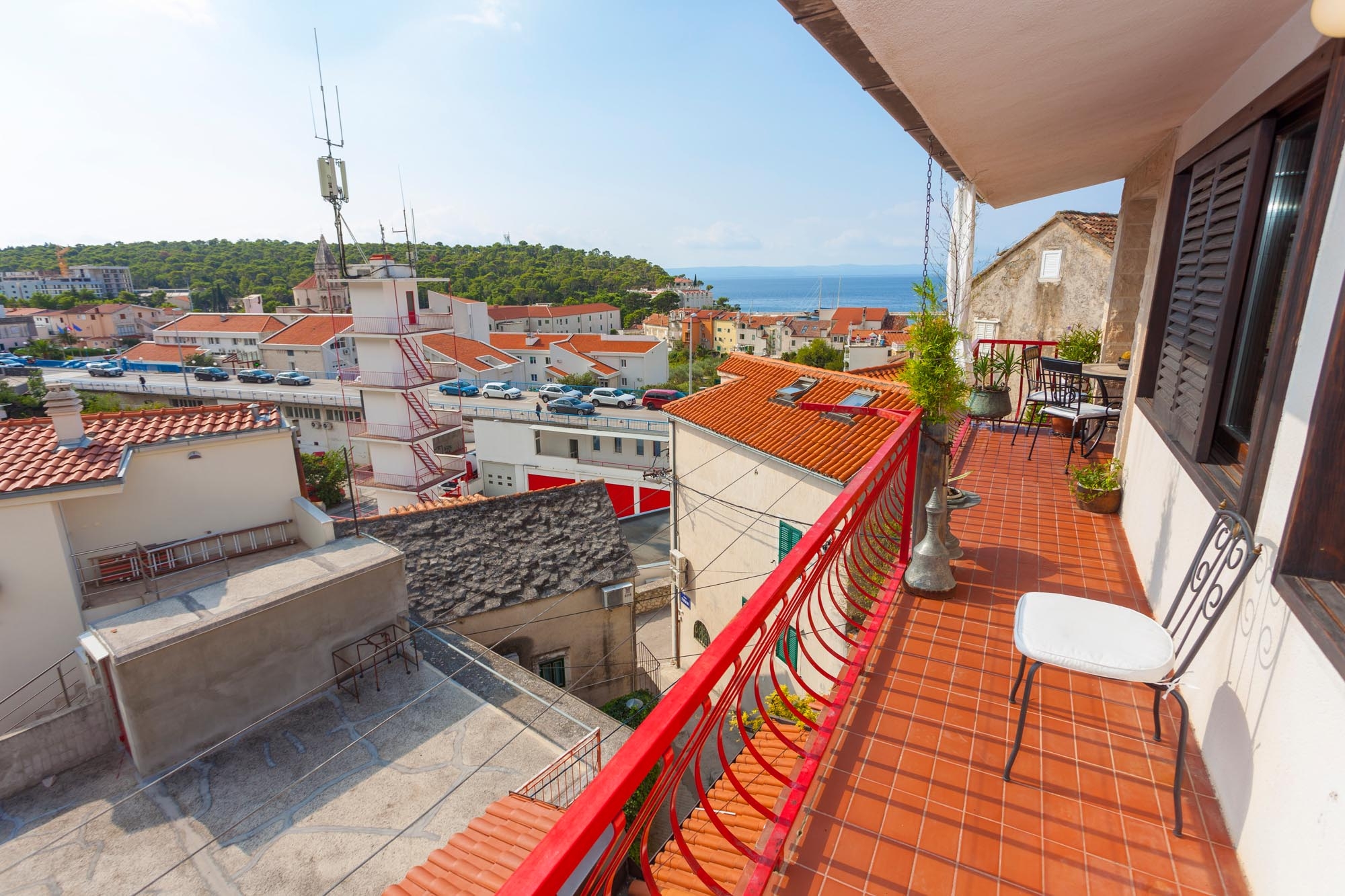 Studio flat with terrace and sea view Makarska  AS-a