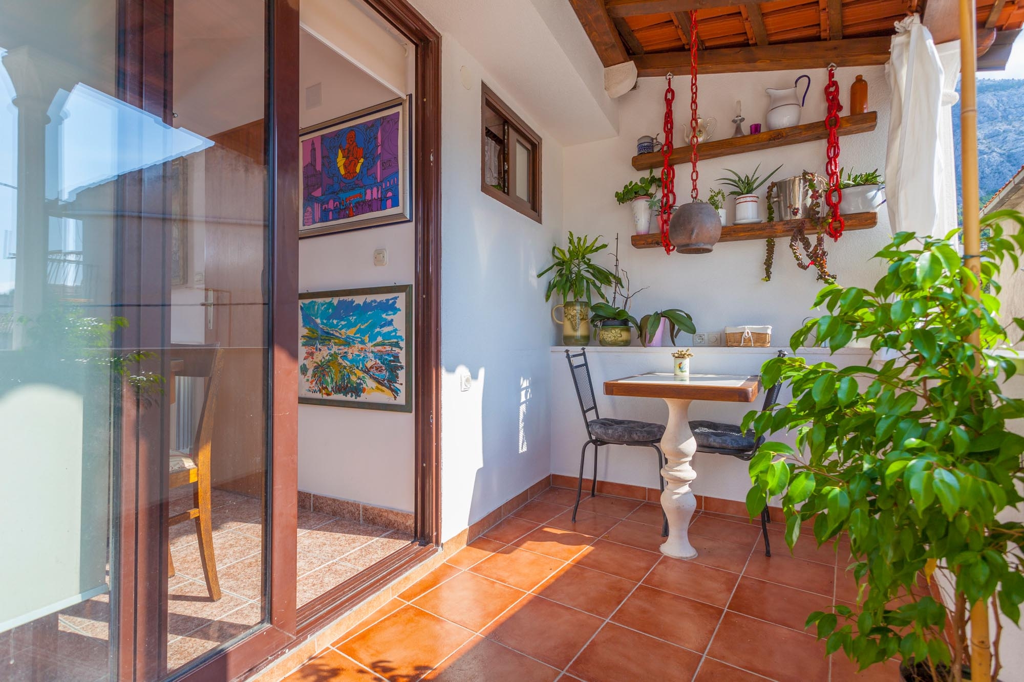 Studio flat with terrace Makarska (AS-11063-c)