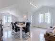 Dining room Milna, Dining room in the apartment, air condition available and WiFi.
