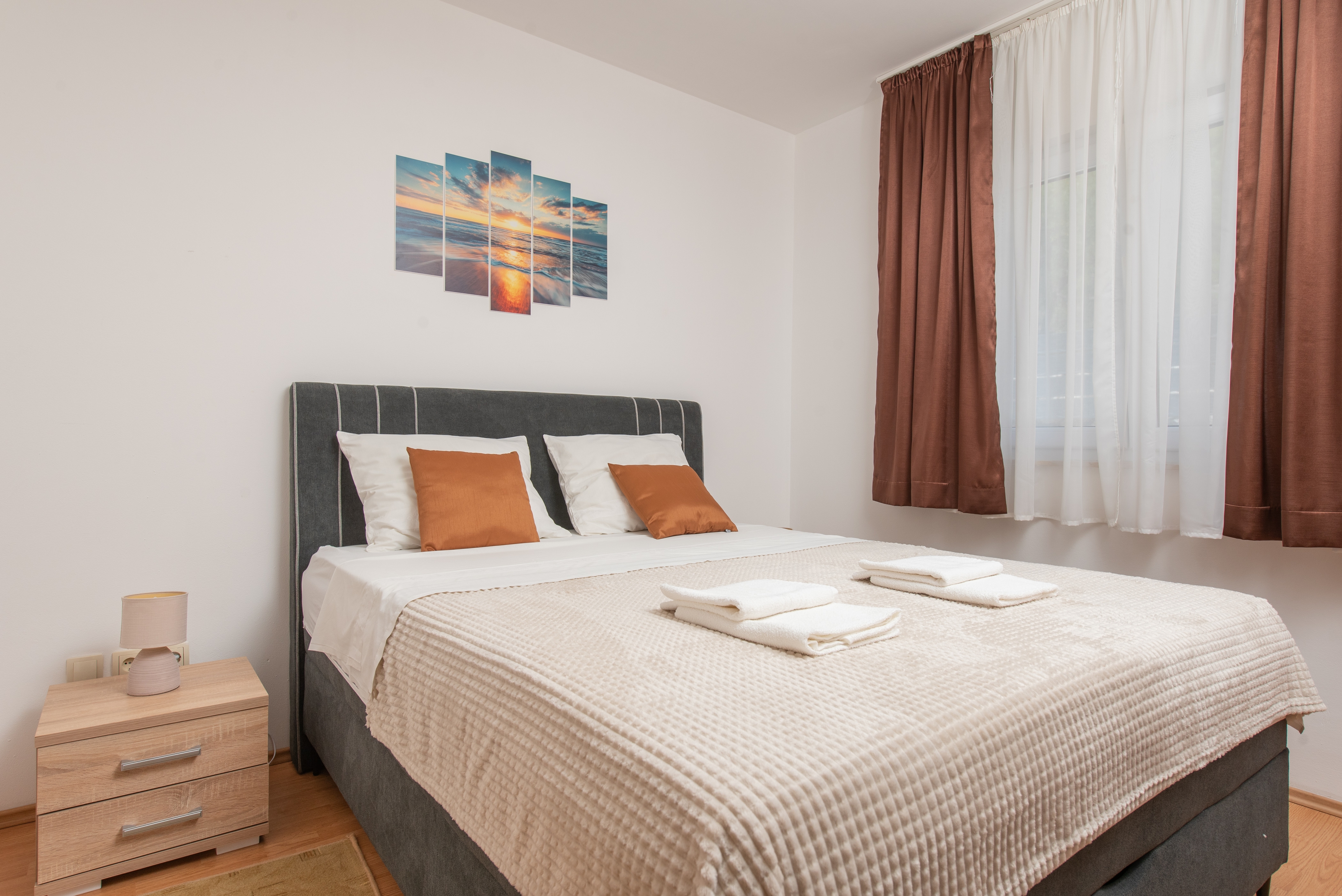 Two bedroom apartment with terrace and sea view Poljica, Trogir  A-a