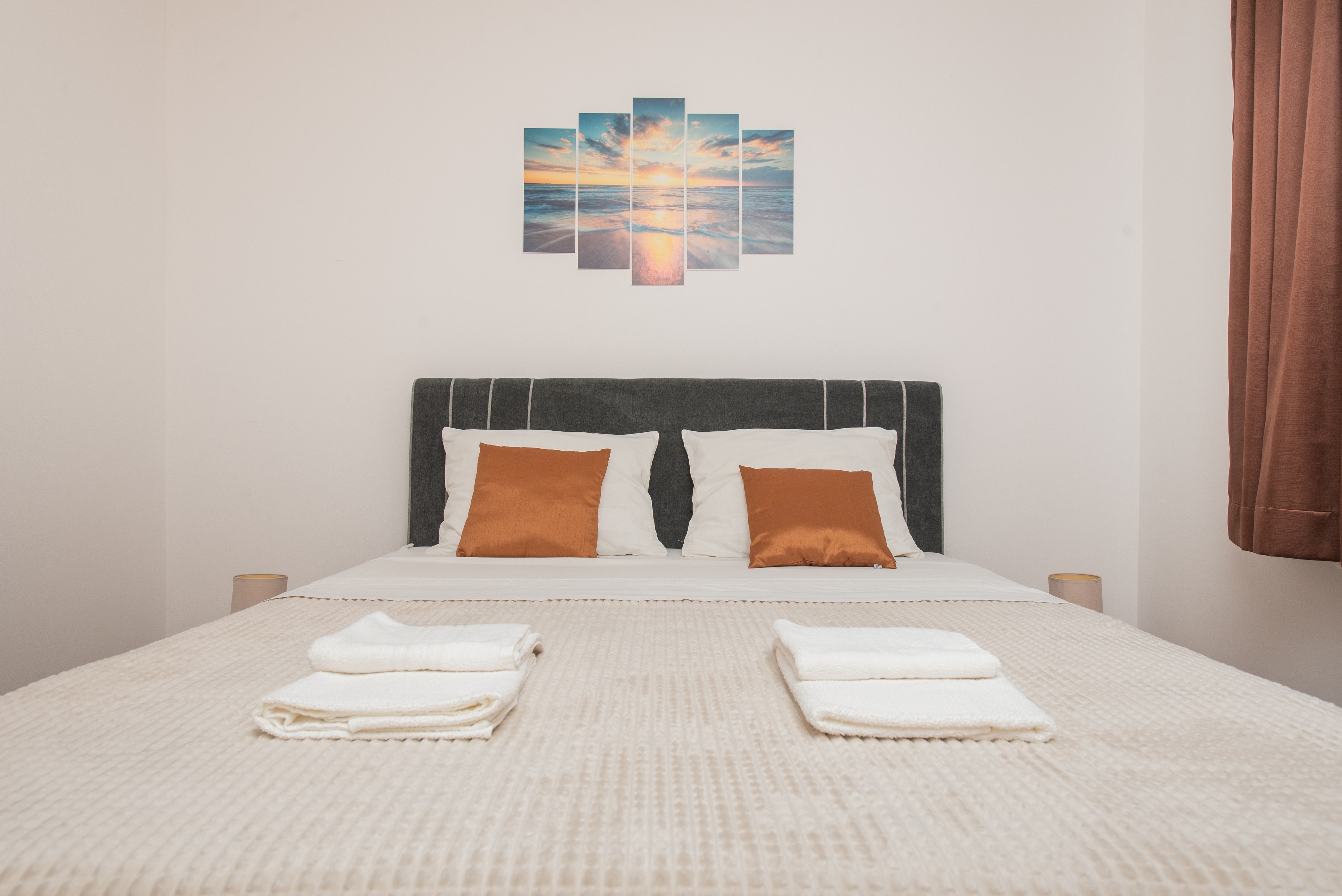 Two bedroom apartment with terrace and sea view Poljica, Trogir  A-a