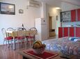 Dining room Petrčane, Dining room in the apartment, air condition available and WiFi.