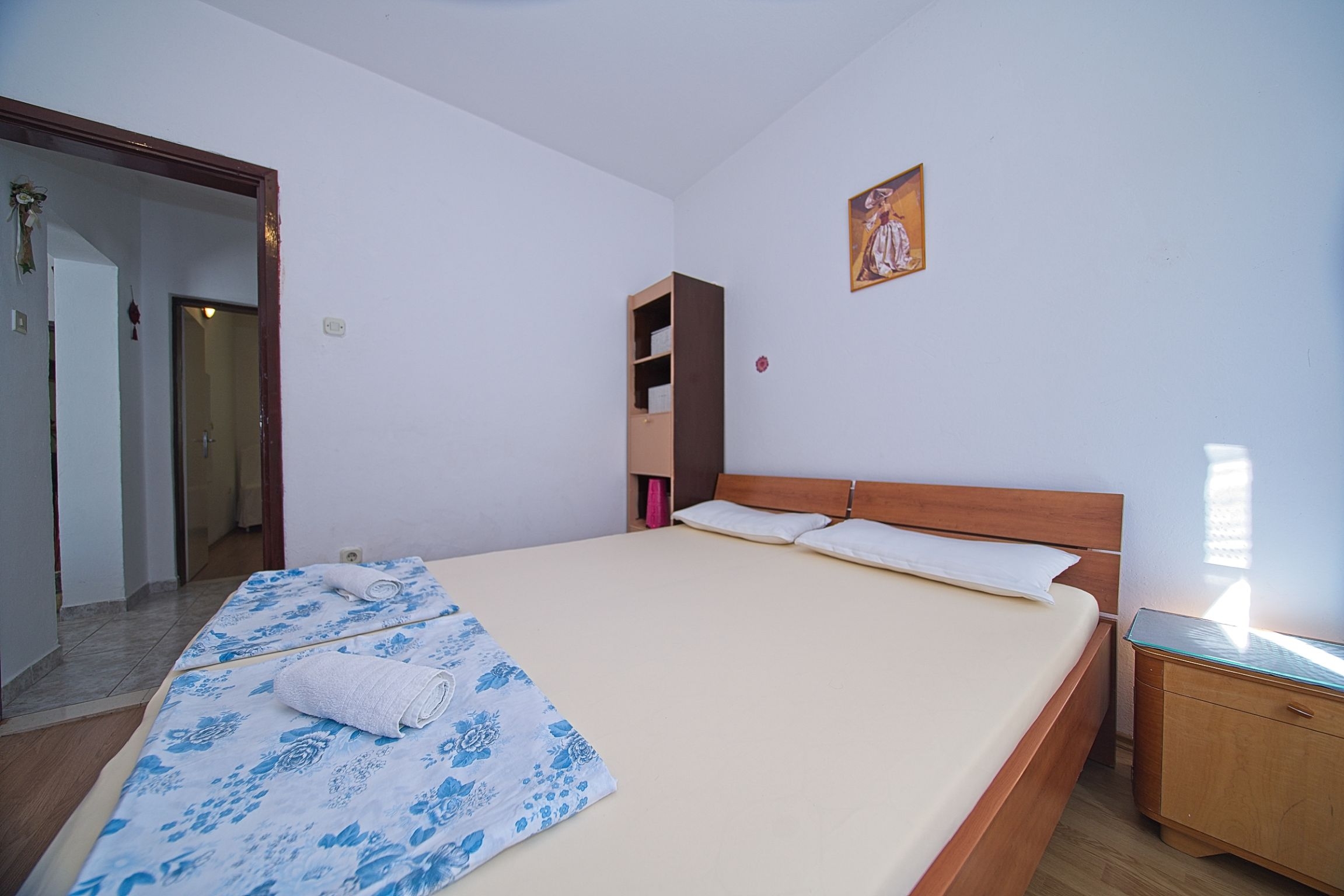 Two bedroom apartment with terrace and sea view Postira, Brač  A-a