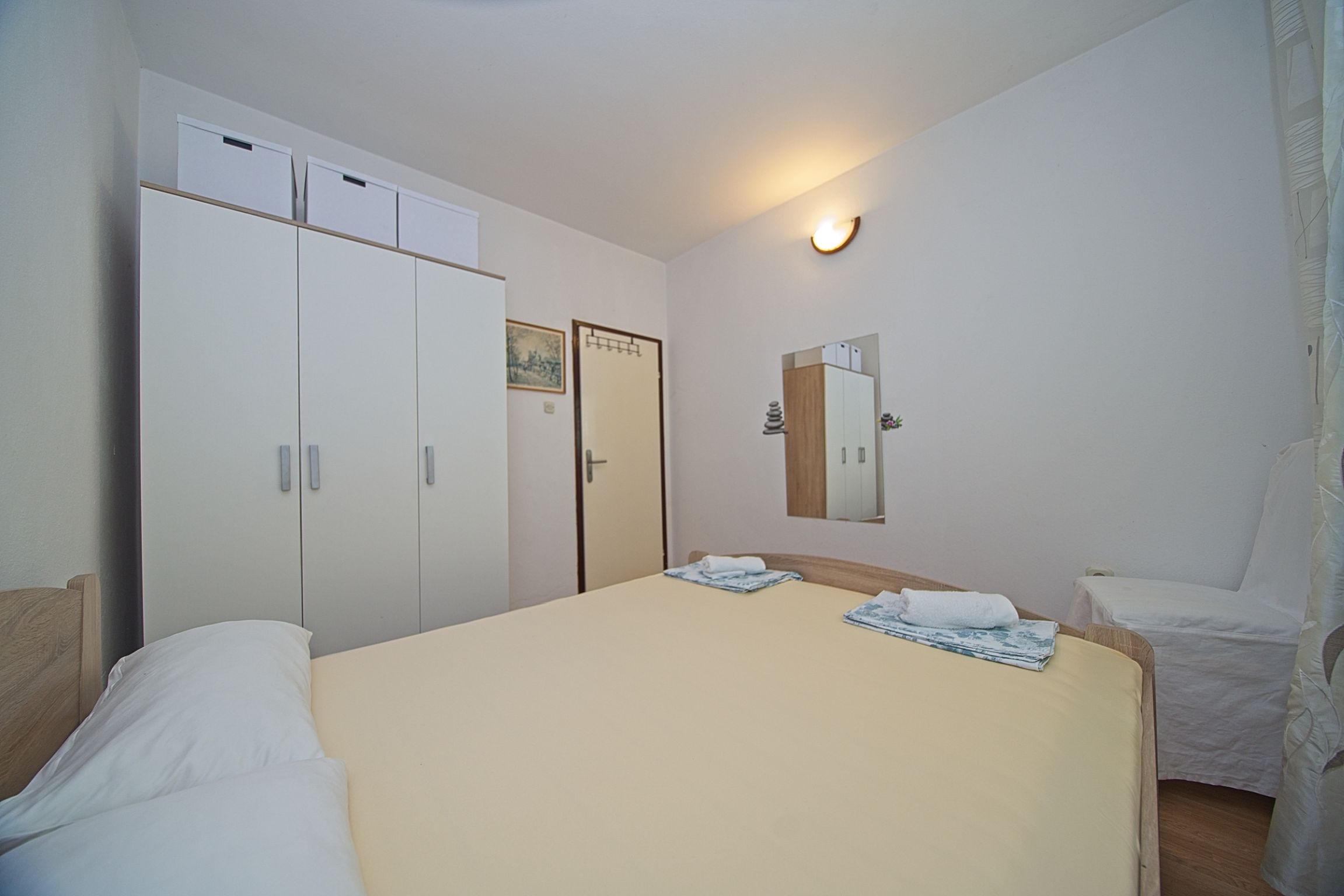 Two bedroom apartment with terrace and sea view Postira, Brač  A-a