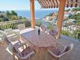 Zavalatica, Terrasse dans l’hébergement en type apartment, avec la vue sur la mer et WiFi.