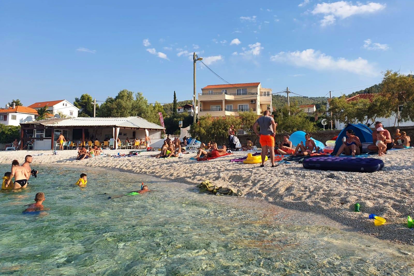 Two bedroom apartment near beach Arbanija, Čiovo  A-b