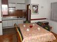 Okrug Gornji, Dining room in the apartment, (pet friendly) and WiFi.